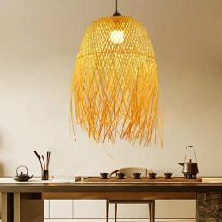 Straw Chandelier
